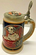 BUDWEISER Anheuser Busch Dalmatians Dogs Separated At Birth Porcelain Stein - £38.70 GBP