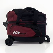 KR Select 22 Double Ball Bowling Bag Wheeled Roller Handle Shoe Compartm... - $65.44