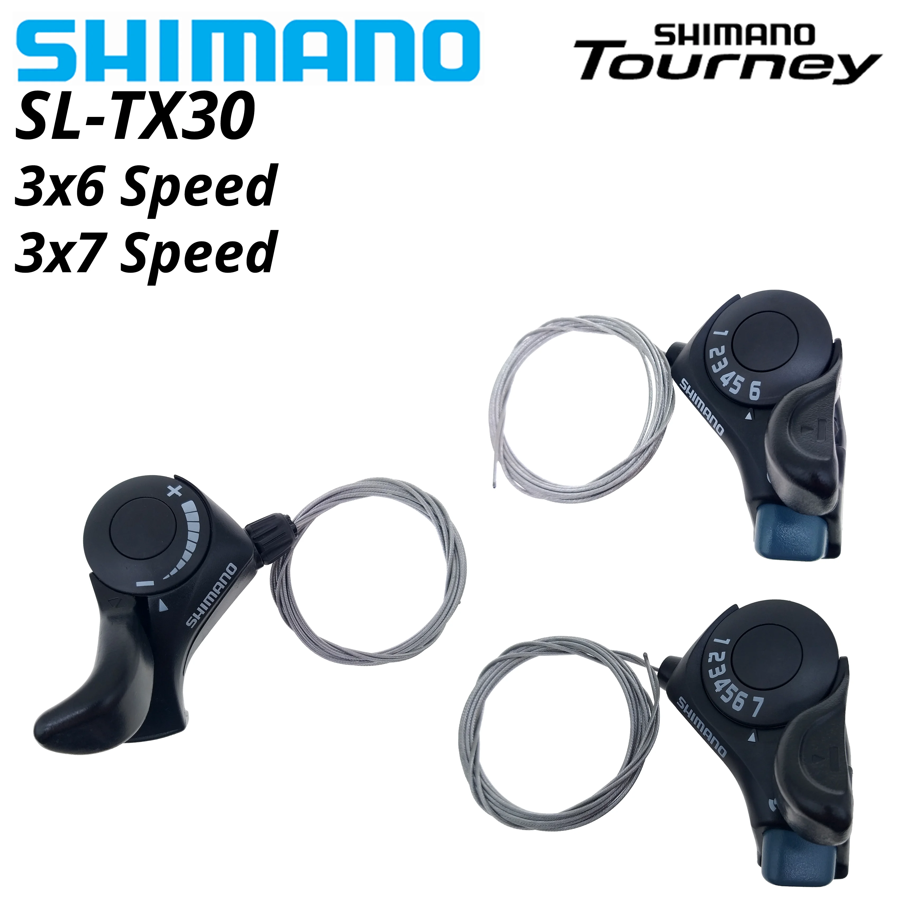 Shimano Tourney SL TX30 Bicycle Shift Lever 6 7s 18 21 Speed  tx30 Shifters Inne - £34.95 GBP