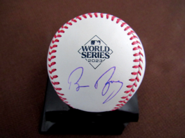 BRUCE BOCHY 2023 WSC CHAMPS TEXAS RANGERS MGR SIGNED AUTO W.S. GAME BASE... - £155.80 GBP