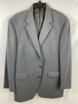 Ralph Lauren Mens 2 Button Sport Coat Gray All Wool Career Blazer Lined ... - £30.79 GBP