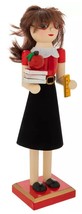 Wooden Christmas Nutcracker, 10.5&quot;, White Female Teacher With Books 605179858,HL - £15.81 GBP