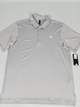 Adidas Ultimate Golf Short Sleeve Polo Men&#39;s Large Gray  UPF 50 ADVS20R772 - $32.99