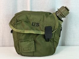 2 Quart Collapsible Bladder Dated 1992 Canteen with Cover Dated 90X - Mi... - $14.85