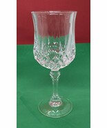 Cristal d&#39; Arques Durand Longchamp Wine 7.25&quot; Tall Glass Goblet - $6.72 CAD