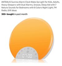 Sunrise Alarm Clock Wake Up Light For Kids Adults Heavy Sleepers With Du... - $39.48