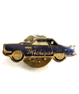 Michigan Ford Thunderbird Classic Car Souvenir Enamel Pin Travel State Auto VTG - $13.99