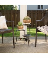 Unique Wrought Iron Country Apple Plant Stand - 3 Level - Outdoor Decor - $1,074.20 MXN
