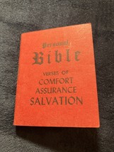 PERSONAL BIBLE Verses of Comfort, Assurance, Salvation Tiny (2 x 2.5)  3... - $2.95