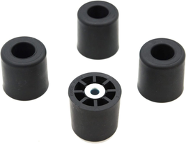 4 Large round Cylinder Rubber FEET #1-1.375 H X 1.375- D Made in USA, Perfect fo - £14.45 GBP