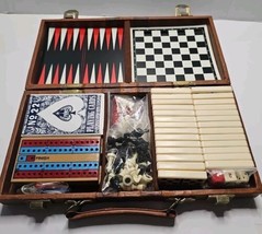 5 Game Vintage Case For Small Tiny Space Travel Magnetic Pieces 2x6x10.63&quot;  - £18.53 GBP