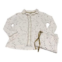 Soma 2 Piece Short Sleeve Button Up Shirt Long Pants Pajama Set Stars Mo... - £29.33 GBP