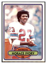 1980 Topps Horace Ivory New England Patriots Football Card - Vintage NFL Collect - £5.09 GBP