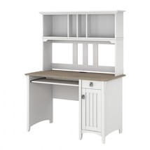 Bush Furniture Salinas Computer Hutch | Study Table with Drawers, Cabinets &amp; Pul - £373.70 GBP
