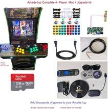 Arcade1up 4-Player Complete Mod kit for TMNT, NBA Jam, Simpsons and more.  Upgra - £215.77 GBP