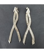 1930&#39;s ART DECO sterling silver 925 dangle earings ESTATE SALE - $1,293.74 MXN