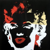 Andy Warhol Dorado Marilyn 11.39 Sunday B Morning Serigrafía Retrato Arte - £493.50 GBP