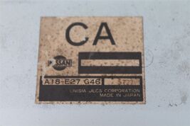 1995 Nissan 240SX 5spd ECU ECM PCM Engine Computer Module A18-E27 G46 image 2