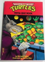 Vintage 1991 Teenage Mutant Ninja Turtles Trivia quiz Book-Michael Lander - £7.78 GBP