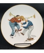 VINTAGE 80&#39;s NORMAN ROCKWELL GORHAM WALL PLATE - FANCY FOOTWORK - £19.45 GBP