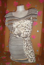 Sexy Leopard Tunic by Retro Doll Size S Small  - £10.27 GBP
