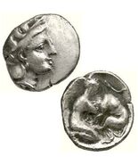 HERAKLES wrestling the Nemean Lion, STRIGIL/ATHENA Tarentum Calabria dio... - $284.05