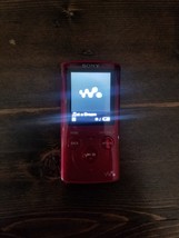 Red Sony Walkman NWZ-E384 Digital Media Player 8GB MP3 Player - $39.60