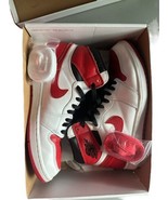Size 9.5 Nike Air Jordan 1 Retro High OG Gym Red 555088-061 Black Red White VGC - $60.43