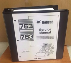 Bobcat 763 763 HF Service Manual Book Skid steer 6900091 repair shop book - £36.53 GBP