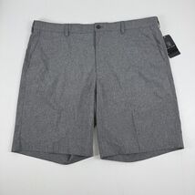 PGA TOUR Golf Shorts Gray Heather Size 42 Flat Front with Active Waistband - $24.99