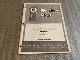 Vintage IH Blue Ribbon Service GSS-1270 Farmall D-166 Utility Tractor Ma... - £15.60 GBP