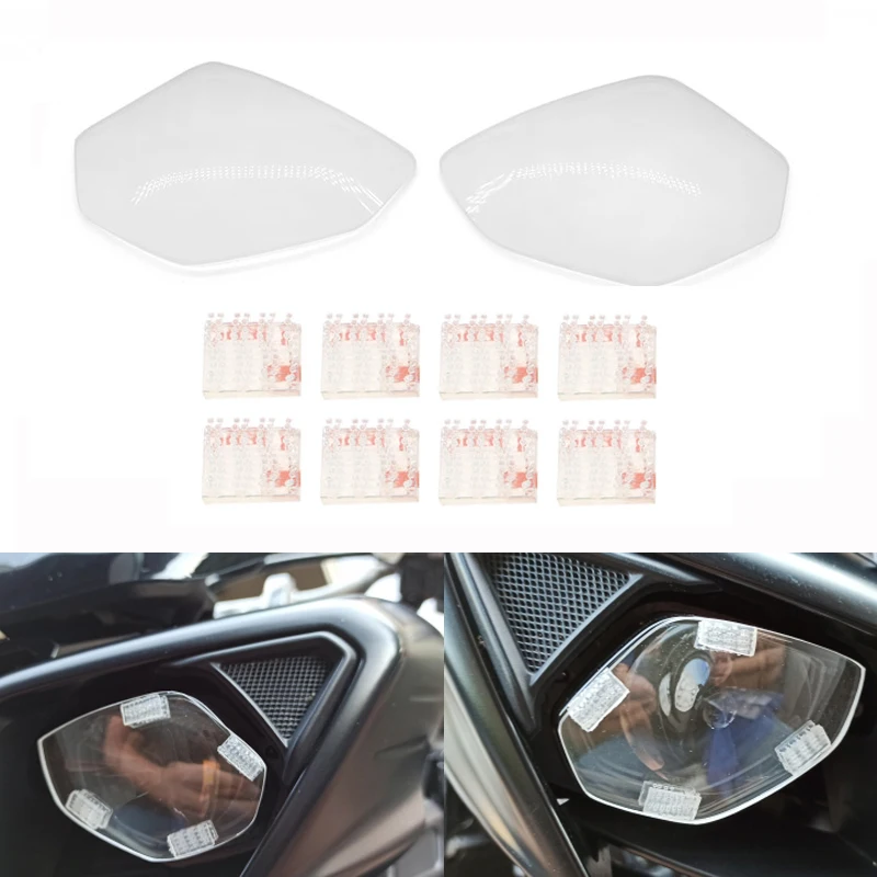 2Pcs Headlight Lens Acrylic Cover   R1 R6 MT10 FZ10 2017 2018 Clear Headlight he - $511.63