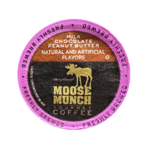 Moose Munch Coffee, Milk Chocolate Peanut Butter, 35 Single Serve Cups - £19.14 GBP