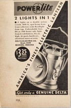 1937 Print Ad Delta Powerlite Electric Lanterns Made in Marion,Indiana - £7.96 GBP