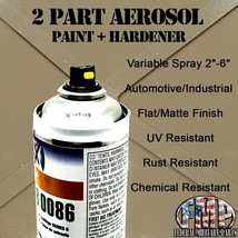 (1) Military Spray Paint- GREEN -2 Parts In 1 Can-includes Hardener M998 HUMVEE - £43.11 GBP