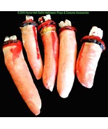Realistic Life Size Bloody SEVERED FINGERS Body Parts Halloween Prop Dec... - £3.09 GBP