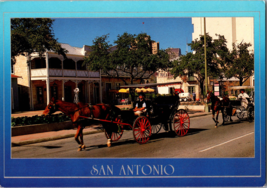 Vtg Postcard San Antonio Texas Past, Present and Future Greetings Continental - £5.23 GBP