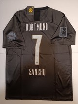 Jadon Sancho #7 Borussia Dortmund Blackout Match Black Soccer Jersey 201... - €60,11 EUR