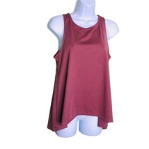 YOGALICIOUS Size Small Mauve Pink Open Back Athletic Top Sleeveless Acti... - £6.73 GBP