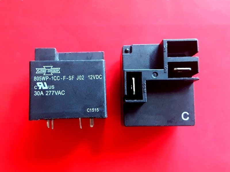 805WP-1CC-F-SF J02, 12VDC Relay, SONG CHUAN Brand New!!