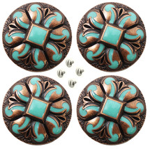 Concho Set of 4 Screw Back Conchos Western Saddle  401568A - $26.72