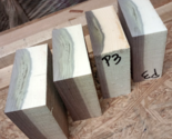 FOUR (4)  SAPPY BLACK WALNUT BOWL BLANKS LATHE TURNING BLOCK 6 X 6 X 2 3... - £38.73 GBP