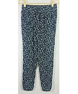 Ali and Kris Womens Pants Medium Animal Print Lounge Pockets Elastic Waist - £7.91 GBP