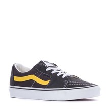 new men&#39;s 9/women&#39;s 10.5 Vans Sk8 Low raven/freesia Suede/canvas - £44.75 GBP