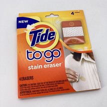 Tide To Go Stain Eraser Pads 4 Count Spot Remover Discontinued New Old S... - $12.17