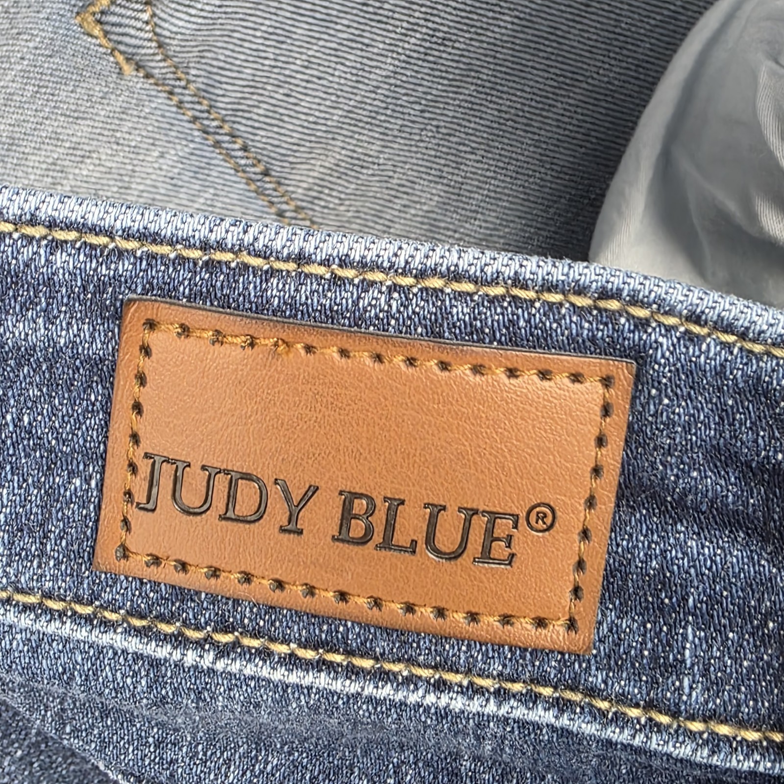 Judy Blue Jeans Womens Size 13/31 Boyfriend Fit High Rise Dark Wash Blue Denim  Item image 7