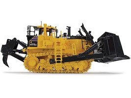 Komatsu D475A-8 Dozer with Ripper Yellow 1/50 Diecast Model by First Gear - $3,216.68 MXN