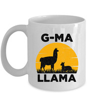 Funny G-Ma Llama Coffee Mug - Llama G-Ma Retro Cup Mother&#39;s Day Christma... - $14.68+