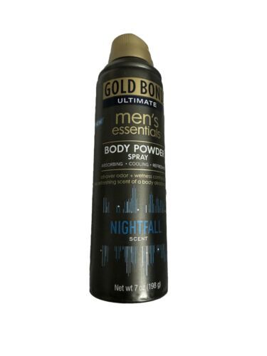Primary image for Gold Bond Ultimate Men's Essentials Body Powder Spray Nightfall w/ Talc (H6)