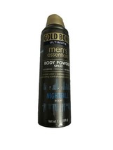 Gold Bond Ultimate Men&#39;s Essentials Body Powder Spray Nightfall w/ Talc (H6) - £18.47 GBP